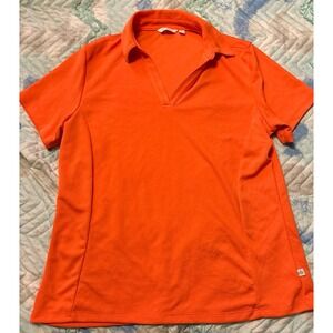 Lady Hagan Collection Women's Bright Orange Golf Polo, Large‎